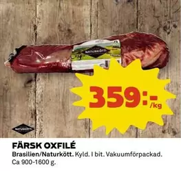FÄRSK OXFILÉ