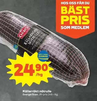 Scan - Källarrökt nötrulle