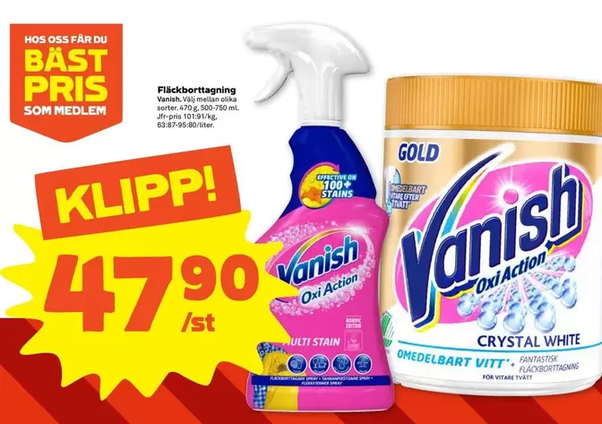 Vanish - Fläckborttagning