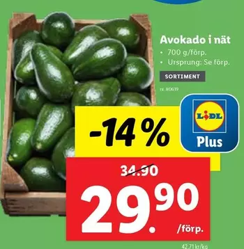 Avokado i nät