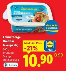 Lönneberga - Bredbar leverpastej