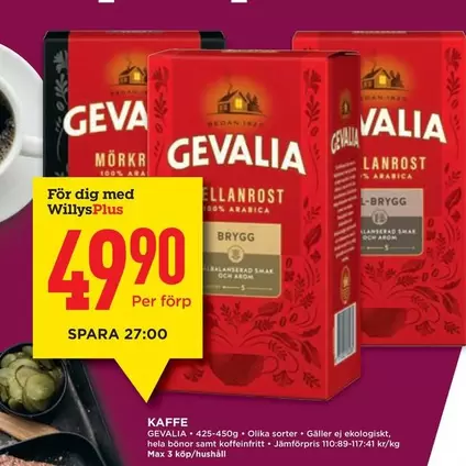 gevalia - KAFFE
