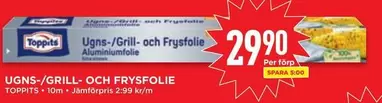 Toppits - Ugns-/Grill- och Frysfolie