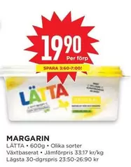 Lätta - MARGARIN