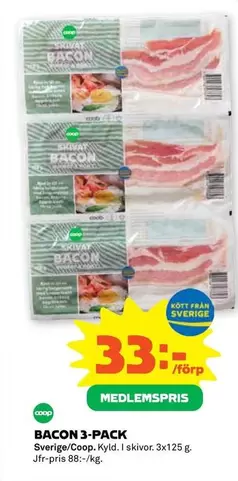 Coop - BACON 3-PACK