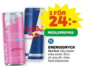 Red bull - ENERGIDRYCK