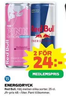 Red bull - ENERGIDRYCK