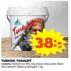 Lindahls - TURKISK YOGHURT