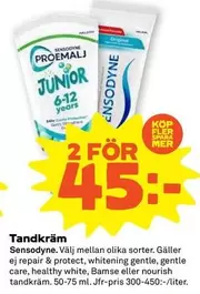 sensodyne - Tandkräm