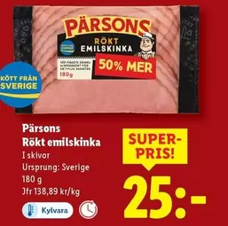 Pärsons - Rökt emilskinka