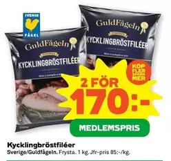 Guldfågeln - Kycklingbröstfiléer