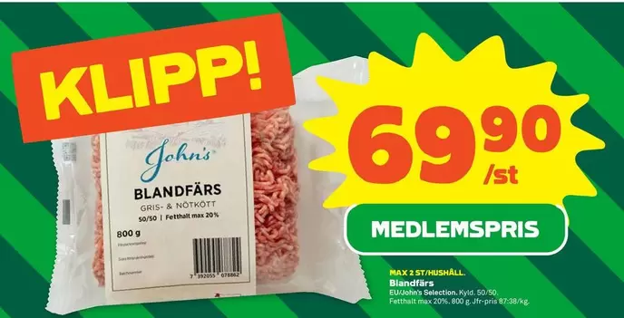Blandfärs
