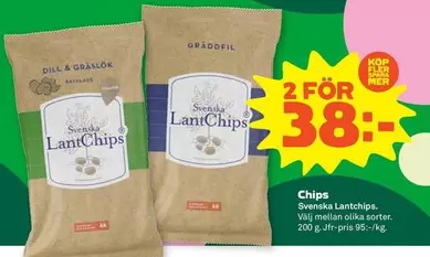 Svenska LantChips - Chips