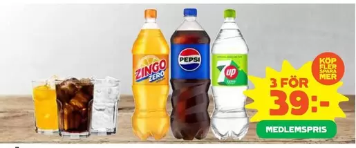 zingo - Zingo Zero, Pepsi, 7up