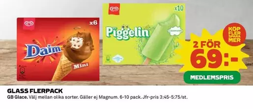 Daim - GLASS FLERPACK