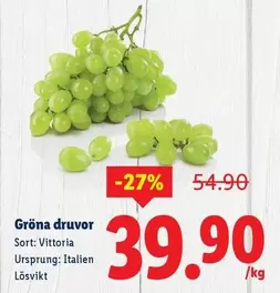 Gröna druvor