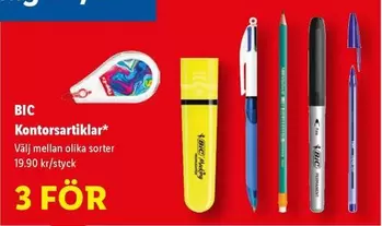 BIC - Kontorsartiklar
