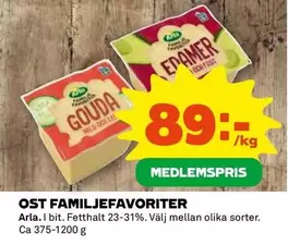Arla - FAMILJEFAVORITER
