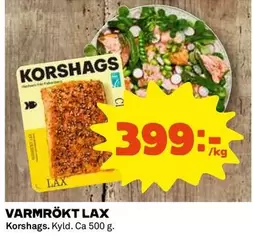 Korshags - VARMRÖKT LAX