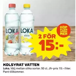 Loka - KOLSYRAT VATTEN