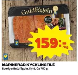 Guldfågeln - MARINERAD KYCKLINGFILÉ