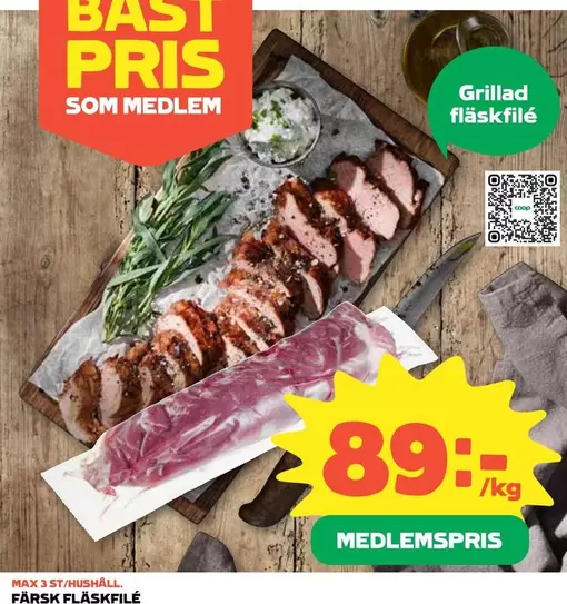 FÄRSK FLÄSKFILE