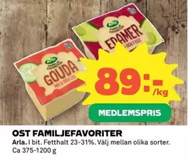 Arla - FAMILJEFAVORITER