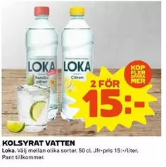 Loka - KOLSYRAT VATTEN