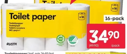 Toilet paper