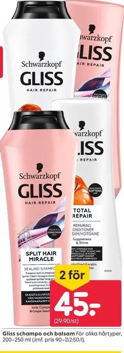 Schwarzkopf - Schampo Och Balsam