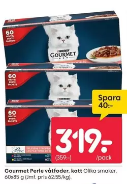 Gourmet - Perle våtfoder, katt Olika smaker