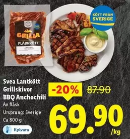 Svea - Grillskivor BBQ Anchochili