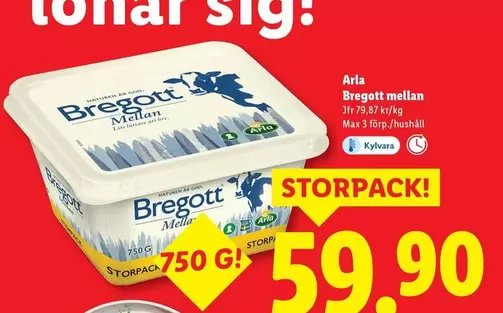 Arla - Bregott mellan