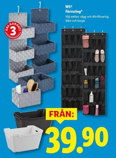 W5 - Förvaring