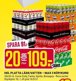 coca-cola - LÄSK/VATTEN