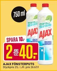 Ajax - FÖNSTERPUTS