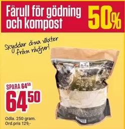 Farull för gödning och kompost