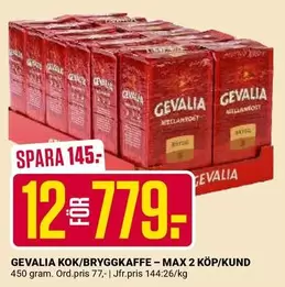 gevalia - KOK/BRYGGKAFFE