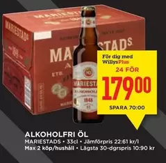 mariestads - ALKOHOLFRI ÖL