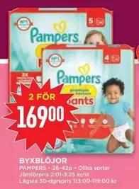 Pampers - BYXBLÖJOR