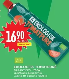 Garant - EKOLOGISK TOMATPURÉ