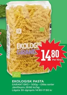 Garant - EKOLOGISK PASTA