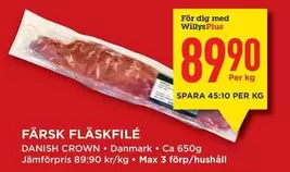 Danish Crown - FÄRSK FLÄSKFILÉ