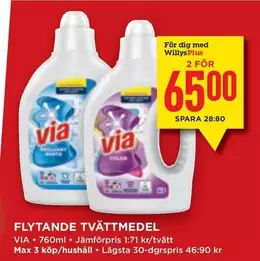 Via - TVÄTTMEDEL