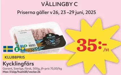 Garant - Kycklingfärs