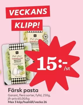 Garant - Färsk pasta
