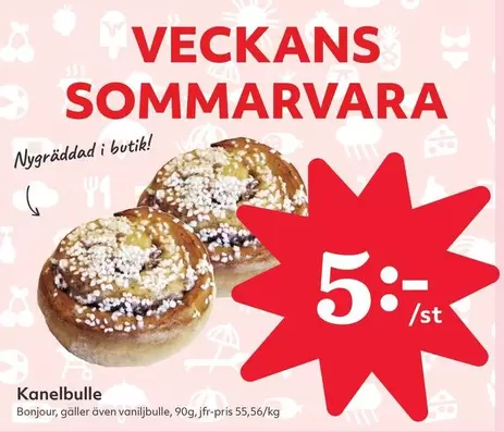 Bonjour - Kanelbulle