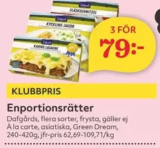 Enportionsrätter