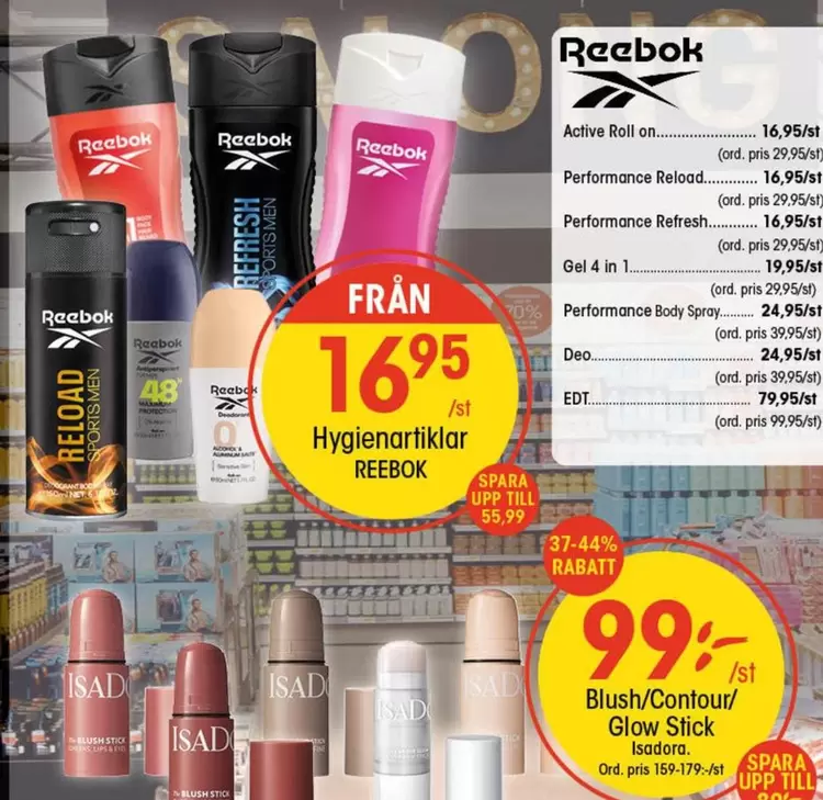 Reebok - Hygienartiklar