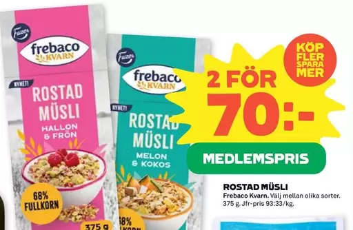 Fazer - ROSTAD MÜSLI